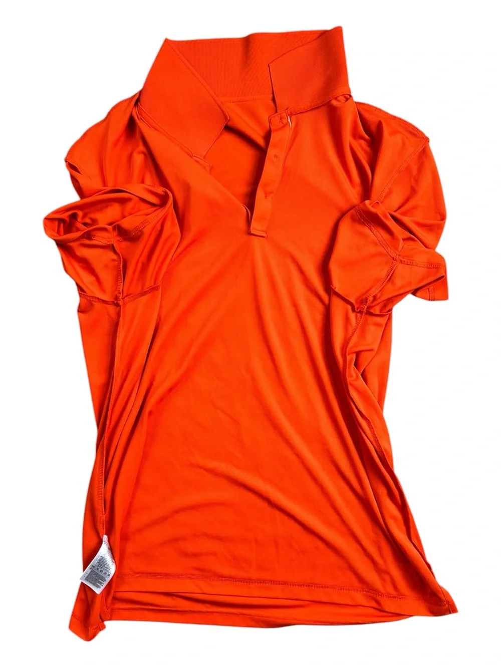 ADIDAS Men's Orange Polo Golf Shirt  Performance Short Sleeve XL